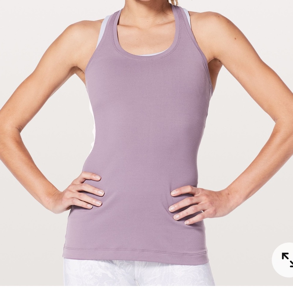 Lululemon cool racerback mauve size 8
